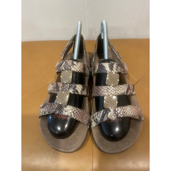 Vionic Women’s Snake Print Amber 3 Strap Sandals‎ Natural Summer Size 7 - Picture 4 of 6